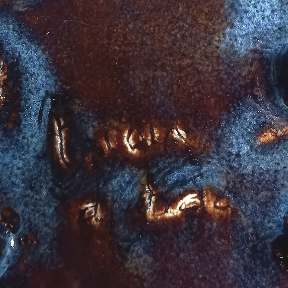 Handmade Rustic Footed Earthenware Art Pottery Pitcher - Picture 7 of 7